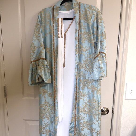 Light Blue Fairytale Abaya - Picture 1 of 5